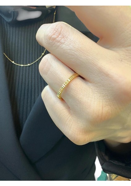 22 Ayar Altın Merdiven Ajda Yüzük Alyans Çok Şık fiyatları