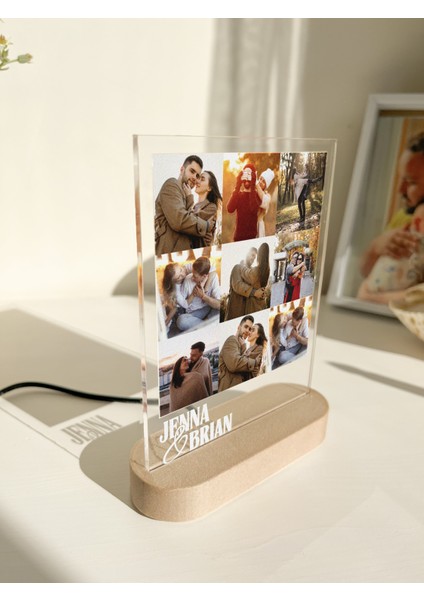 Kişiye Özel LED Işıklı Fotoğraf Çerçevesi Hediye fırsatları
