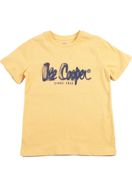 Baskılı Sarı Erkek T-Shirt 242 Lcb 242002 Drawınglogo Sarı