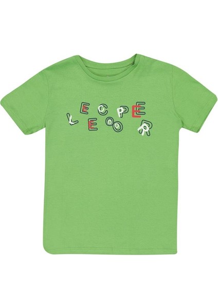 T-Shirt, 8 Yaş, Açık Yeşil