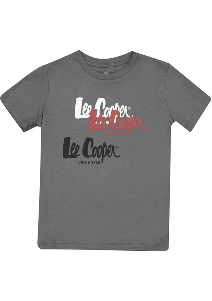 T-Shirt, 8 Yaş, Açık Füme