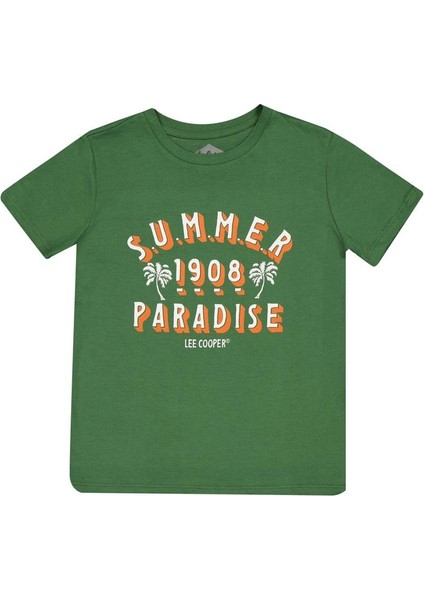 T-Shirt, 8 Yaş, Yeşil