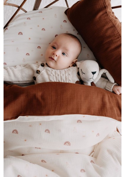 Anne Yanı Müslin Nevresim Takımı | Boho Rainbow fırsatları