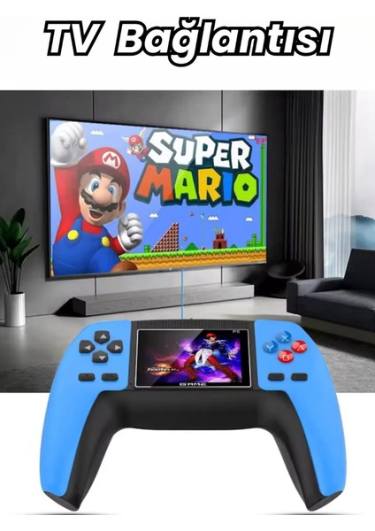 P5 Controller Av Bağlantı 520 Retro Oyunlu Arcade El Konsolu Atari 2 Kişilik