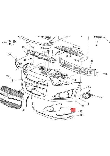 Çift Ön Tampon Sis Lambası Kapağı 96694768 96694774 Chevrolet Sonic Sedan 2011-2016 Için Aydınlatma Koruması Çerçeve Hiçbir Delik (Yurt Dışından) modelleri