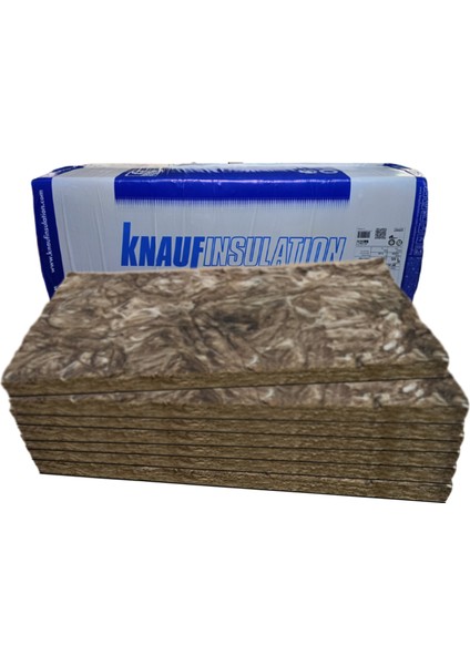 Knauf Akustik Taşyünü 5 cm 60X120 cm 7'li Paket
