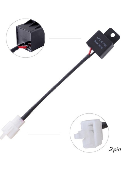 6x 12V LED Röle Göstergesi Röle Motosiklet Dörtlü Yük Göstergesi Lf1-S-Pın Max 150W 2 Pın (Yurt Dışından) fırsatları