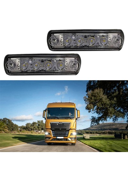 Man Kamyon Tgx Kamyon Tgs 81252606121 Için 4 Adet 24 V Kamyon LED Güneşlik Işık Güneşlik Işık (Yurt Dışından) fırsatları