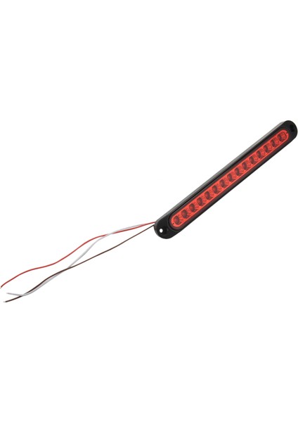 10 Inç Kamyon ve Rv Römork Işık Çubuğu 15 LED Üçüncü Fren Lambaları Kırmızı (Yurt Dışından)