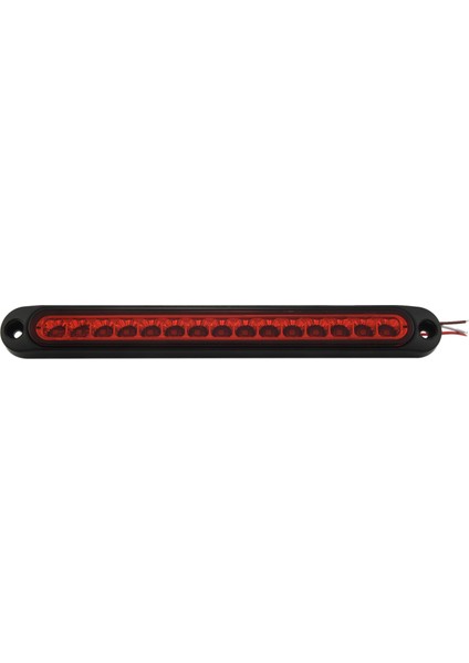 10 Inç Kamyon ve Rv Römork Işık Çubuğu 15 LED Üçüncü Fren Lambaları Kırmızı (Yurt Dışından)
