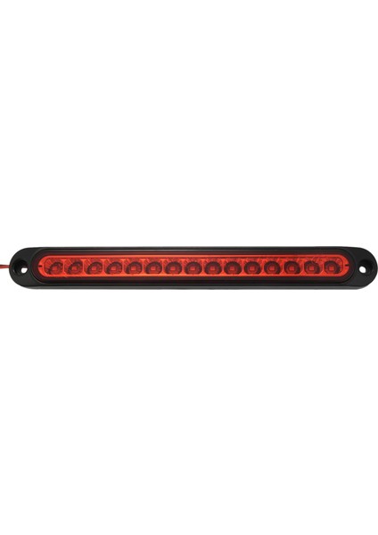 10 Inç Kamyon ve Rv Römork Işık Çubuğu 15 LED Üçüncü Fren Lambaları Kırmızı (Yurt Dışından)