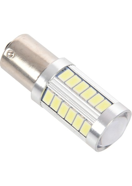 BA15S 12V Beyaz LED Sidelight Araç Ampulü 1156 P21W Gümüş 33-Led (Yurt Dışından)