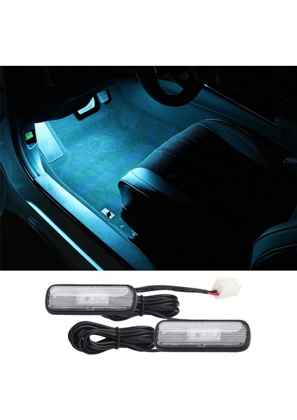 10TH 2018-2020 Mavi Için 2pcs Araba LED Atmosfer Işığı (Yurt Dışından)