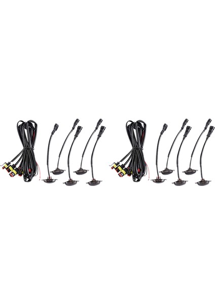 Durango 2011-2021 Için 5pcs Ön Izgara Işıkları LED Sarı Işıklar (Yurt Dışından)