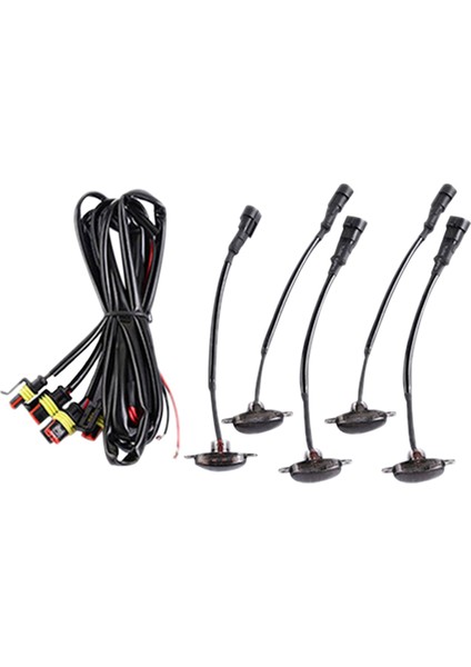 Durango 2011-2021 Için 5pcs Ön Izgara Işıkları LED Sarı Işıklar (Yurt Dışından)