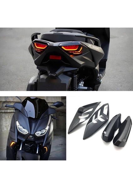 Yamaha Xmax 250/300/400, 2018-2019, Karbon Fiber Koruyucu Kapak Ön, Arka, Dönüş Sinyali, Tamp Işık Için Uygun (Yurt Dışından) fiyatları