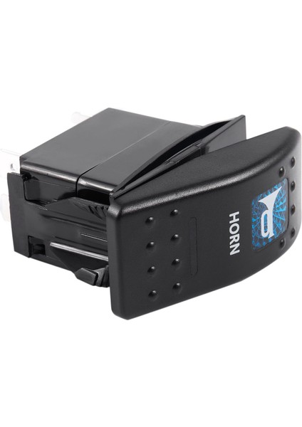 6x Mavi Işık Korna Desenli LED 12V/20A 24V/10A 5-Pin Rocker Geçiş Anahtarı Araba Tekne (Yurt Dışından) fırsatları