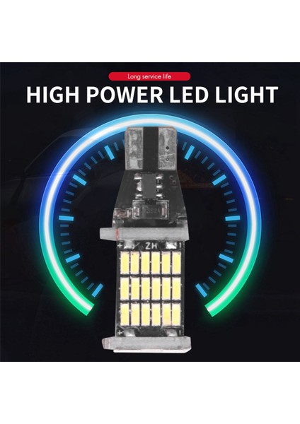 16X T15 W16W 45 Smd 4014 LED Araç Ters Arka Ampuller 6000K Beyaz (Yurt Dışından) modelleri