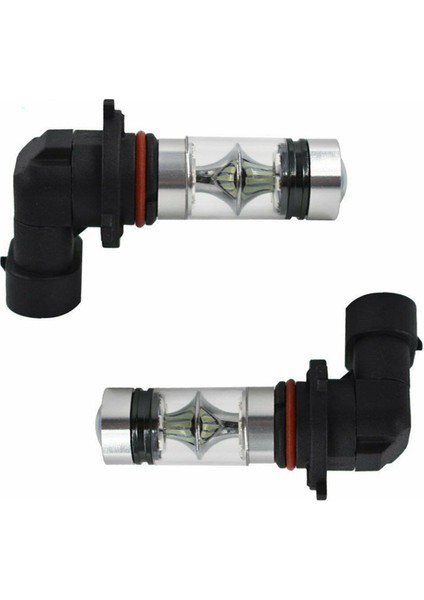 4x 6000K Süper Beyaz H10 9045 9145 9140 100W 1200LM LED Sis Ampul Projektör Sürüş Drl (Yurt Dışından)