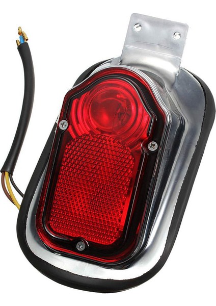 2x Evrensel Motosiklet Kuyruk Ampul Montaj Plakası Dönüş Sinyali Arka Kuyruk Fren Stop Lambası Choppers Cruiser Klasik (Yurt Dışından) fiyatları