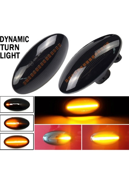 4x Araba Dinamik LED Yan Işaretleyici Işık Dönüş Sinyal Işığı Apv Alto Grand Vitara Jimny Sx4 (Yurt Dışından)