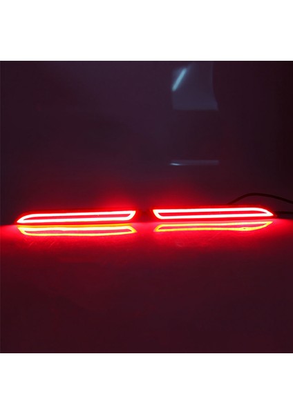 Sienna Wish Fortuner Için 3x LED Arka Tampon Sis Lambası Kuyruk Fren Işık Reflektörü Sürüş Lambası (Yurt Dışından) modelleri
