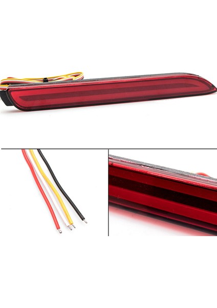 Sienna Wish Fortuner Için 3x LED Arka Tampon Sis Lambası Kuyruk Fren Işık Reflektörü Sürüş Lambası (Yurt Dışından) indirimleri