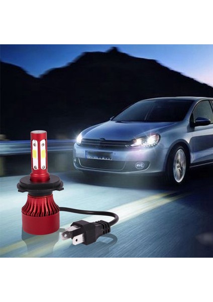 6x H4 Hb2 9003 2200W 330000LM 4 Taraflı LED Far Kiti Hi/lo Güç Ampulleri 6000K (Yurt Dışından) fırsatları