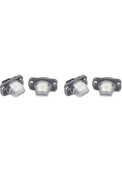 4x Araba 18SMD LED Plaka Numarası Işığı Transporter T4 / Mk4 / B5 B6 Eurova Için (Yurt Dışından)
