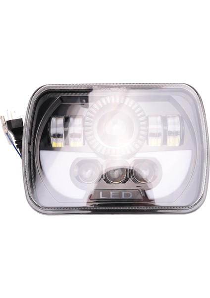 300W 5x7 LED Farlar LED Mühürlü Işın Kafa Işık Lambası Wrangler Yj Xj Için Yüksek Düşük Işınlı LED Far (Yurt Dışından)
