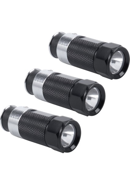 3 Adet Mini LED El Feneri Araç Çakmak LED El Feneri (Yurt Dışından)