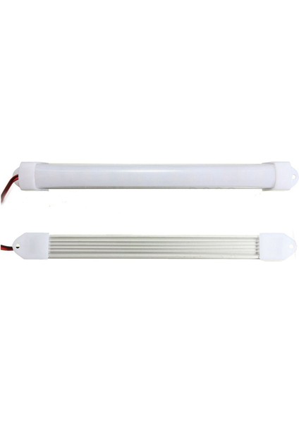 8x 12V Araba LED Smd Iç Işık Çubuğu Tüp Şerit Lamba Van Tekne Karavan Soğuk Beyaz (Yurt Dışından) fırsatları