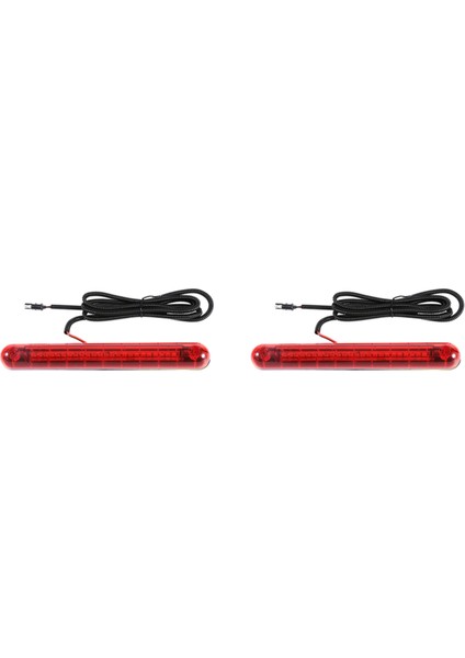2x 24 LED 12 V Araç Ek Fren Lambası Yüksek Dağı Üçüncü 3rd Fren Durdurma Kuyruk Işık Lambası Kırmızı (Yurt Dışından)