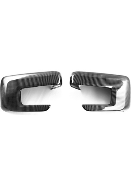 Karbon Fiber Dikiz Aynası Dekoratif Kapak Geri Vites Aynası Koruyucu Kapak Ford Raptor Için F150 2021 2022 2023 (Yurt Dışından)