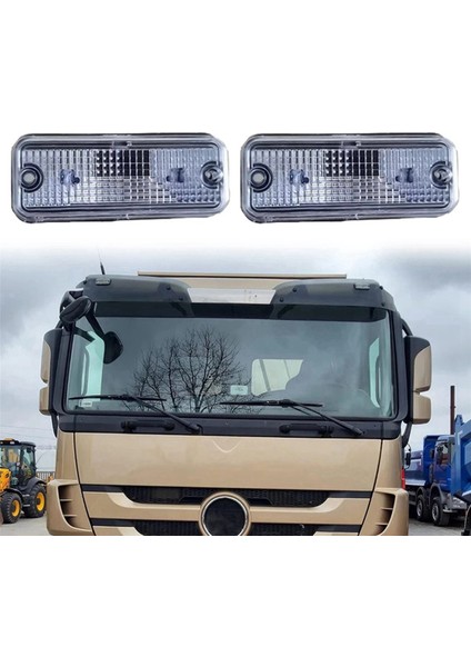 4 Adet 24 V Kamyon LED Güneşlik Işık Güneşlik Hafif Kamyon Tavan Lambası Kamyon Actros Mp1 Mp2 Mp3 (Yurt Dışından)