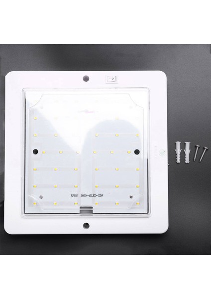 4x 9W 12V Araba Karavan Rv LED Iç Çatı Tavan Iç Lamba Kubbe Işık Sıcak Işık (Yurt Dışından)
