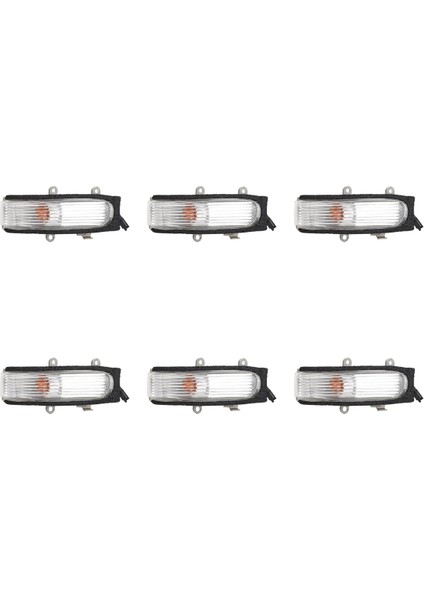 6x Sol Taraf (Lh) Kanat Ayna Kapı Göstergesi Lens Dönüş Sinyal Işığı 2006-2011 Vios 2008-2013 81730-06060 (Yurt Dışından)