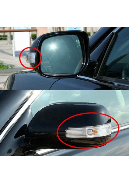 6x Sol Taraf (Lh) Kanat Ayna Kapı Göstergesi Lens Dönüş Sinyal Işığı 2006-2011 Vios 2008-2013 81730-06060 (Yurt Dışından)