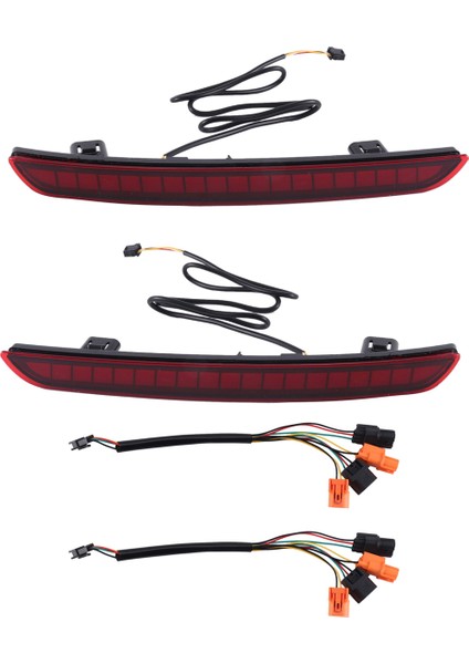 22 Honda 11TH Nesil Civic LED Arka Tampon Işık Arka Tampon Uyarı Işığı Sis Lambası Fren Lambası (Yurt Dışından)