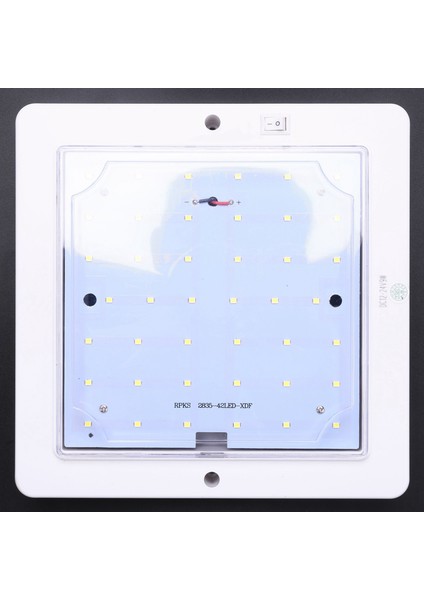 2x 9W 12V Araba Karavan Rv LED Iç Çatı Tavan Iç Lamba Kubbe Işık Soğuk Beyaz (Yurt Dışından) indirimleri