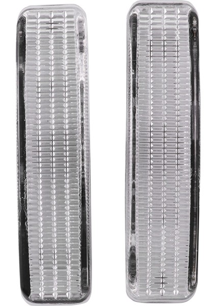 Çift Ön Yan Işaret Işığı Lamba Muhafazası Beyaz Lens Değiştirme 5 Serisi E39 1997-2003 63148360589 (Yurt Dışından)