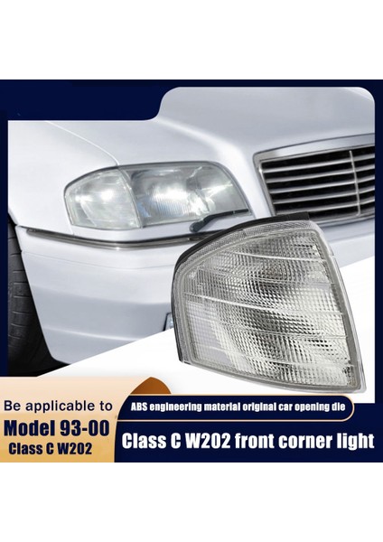 Ön Gösterge Köşe Işık Sinyal Lambası Mercedes Benz C-Class W202 C180 C220 C200 C250 Lh 2028260943 Rh 2028261043 (Yurt Dışından)