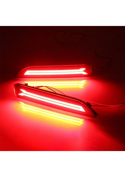 4 Adet-V 2007 2008 2009 Çok Fonksiyonlu LED Arka Tampon Işık Arka Sis Lambası Oto Ampul Fren Lambası (Yurt Dışından)