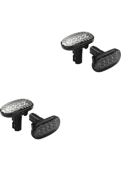 Jimny JB74 JB64 2018 Için 2x Amber LED Yan Sinyal Işıkları-Dönüş Sinyali Gösterge Işığının Değiştirilmesi, Füme (Yurt Dışından)