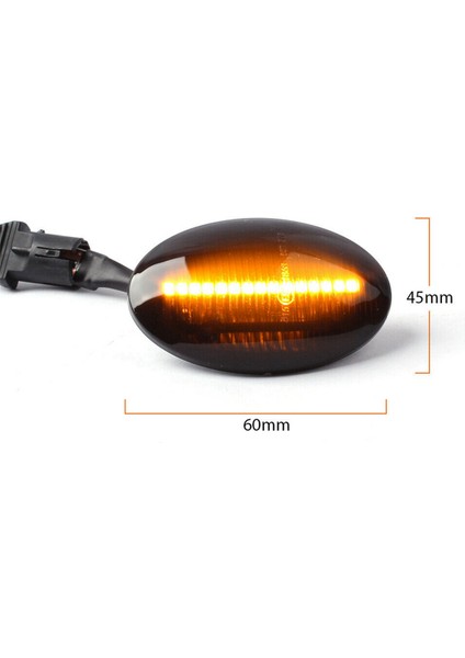 Adet LED Dinamik Yan Ikaz Lambaları Dönüş Sinyali Flaşör Lambaları Opel Bcf B C Için (Yurt Dışından)