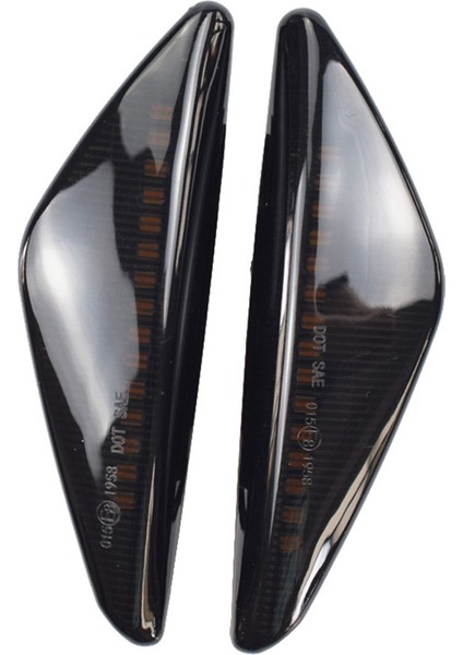 4 Adet Füme Araba Dinamik LED Yan Sinyal Lambası Dönüş Sinyal Işığı X3 F25 X5 E70 X6 E71 E72 2008-2014 (Yurt Dışından)