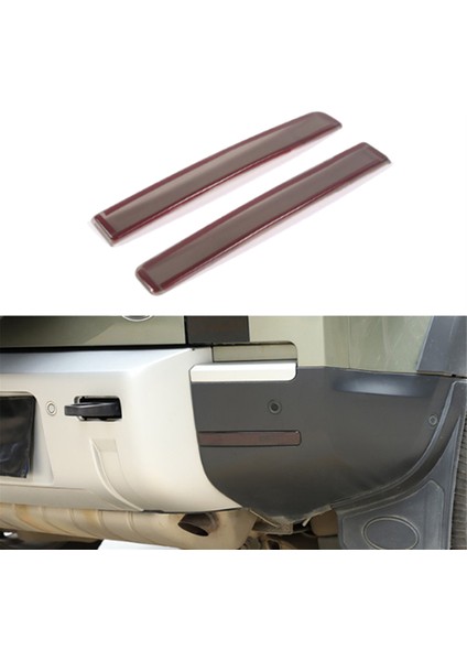 Araba Arka Sis Lambası Kapağı Etiket Araba Dış Aksesuarları Land Rover Defender 90 110 130 2020-2023 Için (Yurt Dışından) modelleri