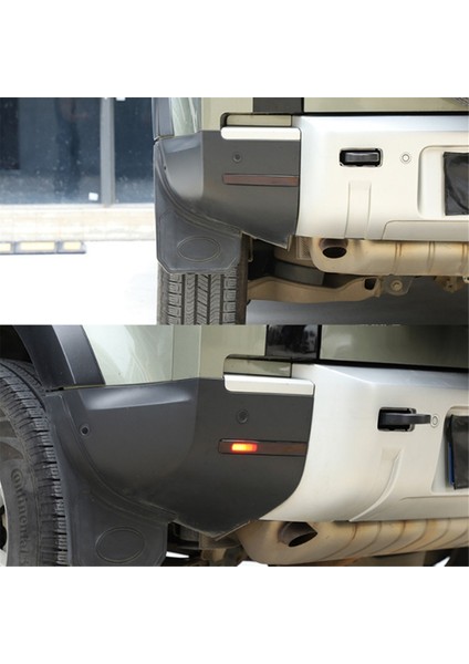 Araba Arka Sis Lambası Kapağı Etiket Araba Dış Aksesuarları Land Rover Defender 90 110 130 2020-2023 Için (Yurt Dışından) fırsatları