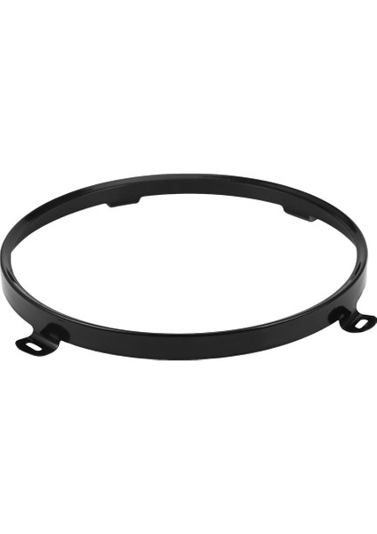 Jk Tj 07-17 Için 4 Adet 7 Inç LED Far Yuvarlak Halka Montaj Braketi Siyah (Yurt Dışından)