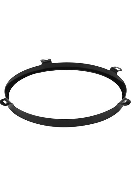 Jk Tj 07-17 Için 4 Adet 7 Inç LED Far Yuvarlak Halka Montaj Braketi Siyah (Yurt Dışından)